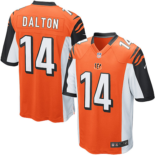 Youth Limited Andy Dalton Nike Jersey Orange Alternate - #14 NFL Cincinnati Bengals